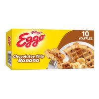 Eggo Frozen Waffles, Chocolatey Chip Banana, 12.3 Ounce