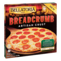 Bellatoria Pizza Breadcrumb Pizza, Artisan Crust, Uncured Pepperoni, 17.11 Ounce