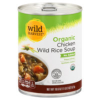Wild Harvest Rice Soup, Organic, Wild, Chicken, 18.6 Ounce