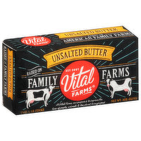 Vital Farms Unsalted Butter, 2 Each