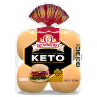 Brownberry Brownberry Keto Hamburger Buns, 8 count, 12 oz, 12 Ounce