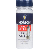 Morton Sea Salt, Salt Mill, Refill, 14 Ounce