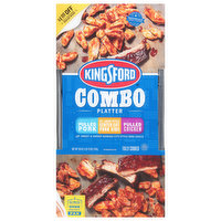 Kingsford Combo Platter, Pulled Pork/St. Louis Style Center Cut Pork Ribs/Pulled Chicken, 28 Ounce