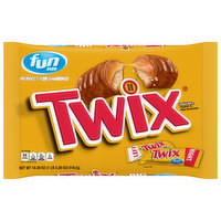 Twix Cookie Bars, Caramel & Milk Chocolate, Fun Size, 18.28 Ounce