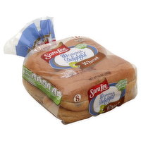 Sara Lee Buns, Hamburger, Wheat, 8 Each