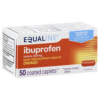 Equaline Ibuprofen, 200 mg, Coated Tablets, 50 Each