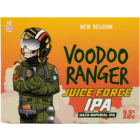 Voodoo Ranger Beer, Hazy Imperial IPA, Juice Force, 12 Each