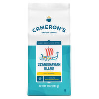 Cameron's Coffee, Ground, Medium-Dark Roast, Scandinavian Blend, 10 Ounce