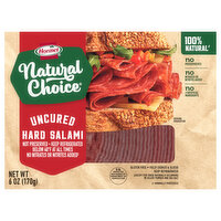 Hormel Natural Choice Salami, 100% Natural, Hard, Uncured, 6 Ounce