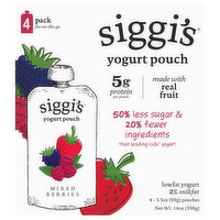 Siggi's Yogurt, Lowfat, Mixed Berries, 4 Pack, 4 Each