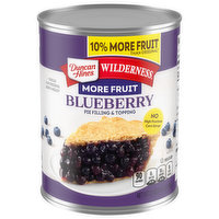 Duncan Hines Wilderness Pie Filling & Topping, Blueberry, More Fruit, 21 Ounce