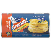 Pillsbury Grands! Biscuits, Sweet Hawaiian, Flaky Layers, 16.3 Ounce