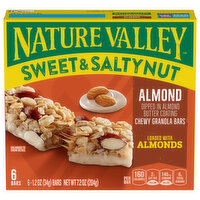 Nature Valley Granola Bars, Chewy, Almond, Sweet & Salty Nut, 6 Each