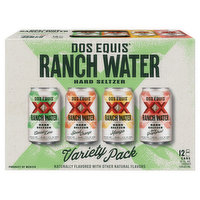 Dos Equis Ranch Water, Variety Pack, 12 Each