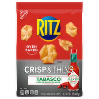 Ritz Potato and Wheat Chips, Tabasco Pepper Sauce Flavor, Crisp & Thins, 7.1 Ounce