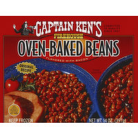 Captain Kens Oven-Baked Beans, Original Recipe, Firehouse, 14 Ounce