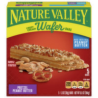 Nature Valley Wafer Bars, Pretzel Peanut Butter, Crispy Creamy, 5 Each