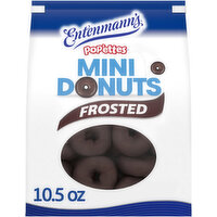 Entenmann's Frosted Chocolate Mini Donuts, 10.5 oz, 10.5 Ounce