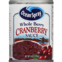 Ocean Spray Cranberry Sauce, Whole Berry, 14 Ounce