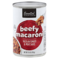 Essential Everyday Beef Macaroni, 15 Ounce