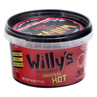 Willy's Salsa, Original, Hot, 16 Ounce