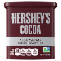 Hershey's 100% Cocoa, Natural Unsweetened, 8 Ounce