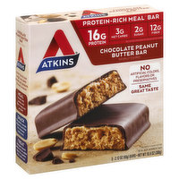 Atkins Meal Bar, Chocolate Peanut Butter Bar, 5 Each