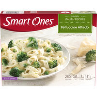 Smart Ones Fettuccine Alfredo with Broccoli Florets & Creamy Alfredo Sauce Frozen Meal, 9.25 Ounce