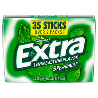 Extra Gum, Sugar Free, Spearmint, 35 Each