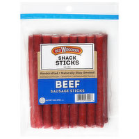 Old Wisconsin Snack Sticks, Beef Sausage, 14 Ounce