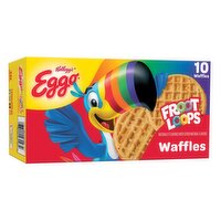 Eggo Froot Loops Frozen Waffles, Froot Loops, 12.3 Ounce