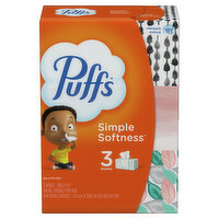 Puffs Simple Softness Puffs Simple Softness Facial Tissue, 3 Count, 3 Each