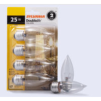 Sylvania Deco Bulb Flame Tip 25 Watt 4 Pack, 1 Each