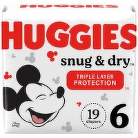 Huggies Snug & Dry Snug & Dry Baby Diapers Size 6, 19 Each