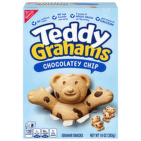 TEDDY GRAHAMS Chocolatey Chip Graham Snacks, 10 Ounce