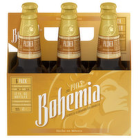 Bohemia Beer, Pilsner, Cerveza Clara, 6 Pack, 6 Each