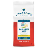 Cameron's Coffee, Smooth, Ground, Light Roast, Decaf, Highlander Grog, 10 Ounce