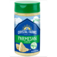 Crystal Farms 100% Grated Parmesan Cheese, 8 Ounce