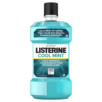 Listerine Mouthwash, Antiseptic, Cool Mint, 50.7 Fluid ounce