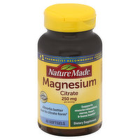 Nature Made Magnesium Citrate, 250 mg, Softgels, 60 Each