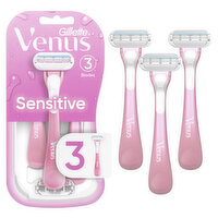 Venus Sensitive Women's Disposable Razor, 3 Each