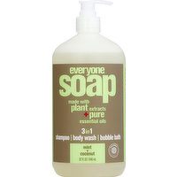 Everyone Soap, 3 in 1, Mint + Coconut, 32 Ounce