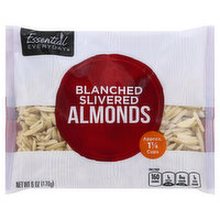 Essential Everyday Almond, Blanched, Slivered, 6 Ounce