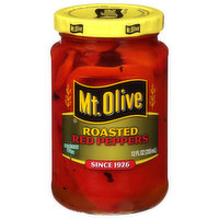 Mt Olive Pickles, Red Peppers, Roasted, 12 Fluid ounce
