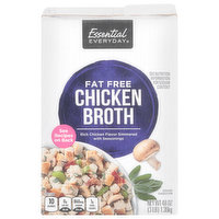 Essential Everyday Chicken Broth, Fat Free, 48 Ounce