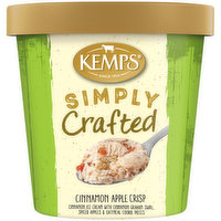 Kemps Simply Crafted Cinnamon Apple Crisp Premium Ice Cream, 1 Pint