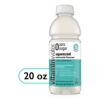 vitaminwater Squeezed  Sugar Squeezed, Electrolyte Enhanced Water W/ Vitamins, Lemonade Drink, 20 Fluid ounce