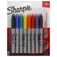 Sharpie Permanent Marker, Fine, 8 Each