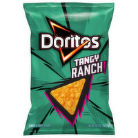Doritos Tortilla Chips, Tangy Ranch, 9.25 Ounce