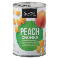 Essential Everyday Peach, Chunks, 15 Ounce